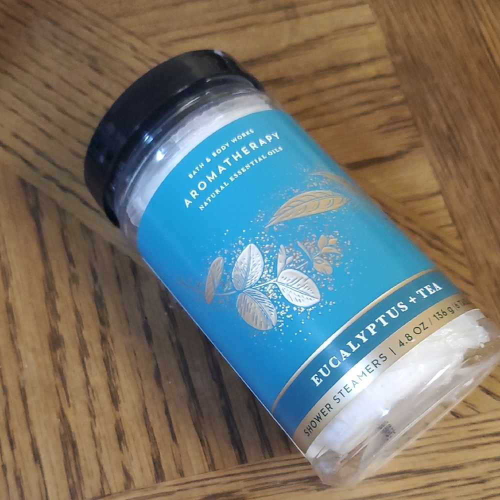 Bath & Body Works Eucalyptus + Tea Shower Steamers - Blue